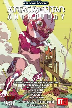 Attack on Titan Anthology Preview FCBD 2016 by Sarah Dyer, Afua Richardson, Babs Tarr, Kevin Wada, Tomer Hanuka, Brenden Fletcher, Michael Avon Oeming, Taki Soma, Cameron Stewart, Asaf Hanuka, Evan Dorkin