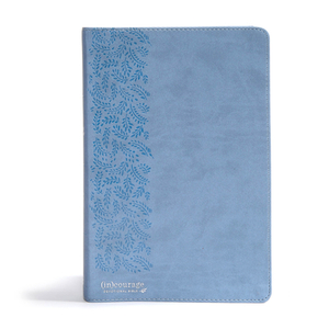 CSB (In)Courage Devotional Bible, Blue Leathertouch Indexed by (in)Courage, Csb Bibles by Holman