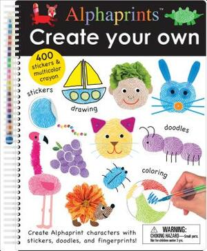Alphaprints: Create Your Own: A Sticker and Doodle Activity Book by Roger Priddy