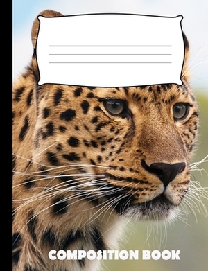 Composition Book: Leopard Composition Wide Ruled by Pinnacle Novelty Publishing