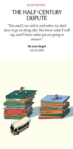 The Half-Century Dispute by Lore Segal