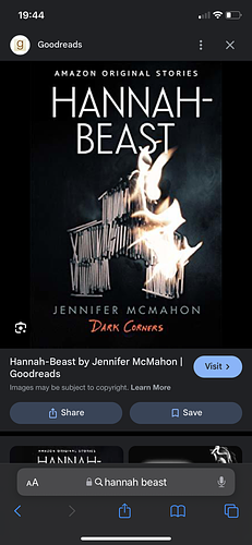 Hannah-Beast by Jennifer McMahon