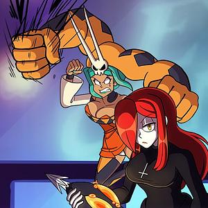 Skullgirls #15 by Mike Exner III, Black/ Suzi Blake