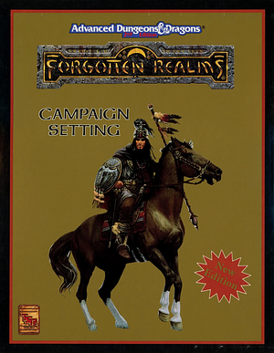 Forgotten Realms Campaign Setting 2nd edition by Julia Martin, Jeff Grubb, Ed Greenwood