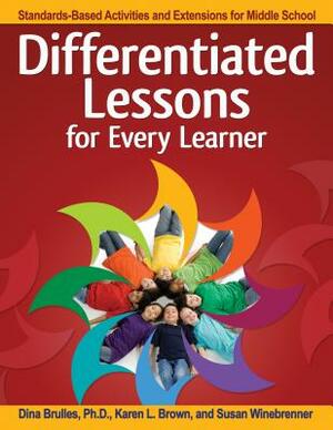 Differentiated Lessons for Every Learner: Standards-Based Activities and Extensions for Middle School by Susan Winebrenner, Karen Brown, Dina Brulles
