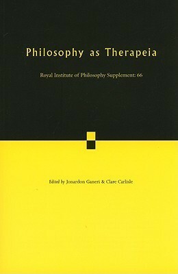 Philosophy as Therapeia by Clare Carlisle, Jonardon Ganeri