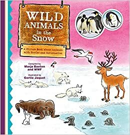 Wild Animals in the Snow. A Picture Book about Animals with Stories and Information (Wild Animals, 2) by Marja Baeten