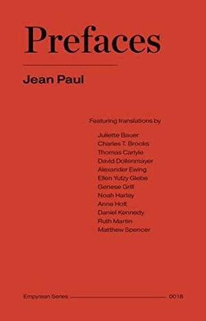 Prefaces by Jean Paul