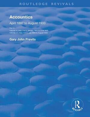 Accountics, Part III: January 1900 to August 1900 by 