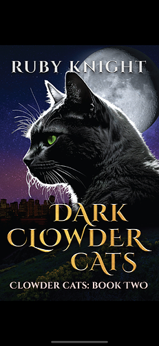 Dark Clowder Cats by Ruby Knight