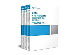 CFA Program Curriculum 2020 Level I Volumes 1-6 Box Set by CFA Institute