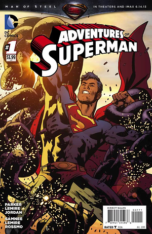 Adventures of Superman (2013-2014) #1 by Jeff Parker, Jeff Lemire, Justin Jordan