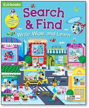 Search & Find Write, Wipe, and Learn by Kidsbooks