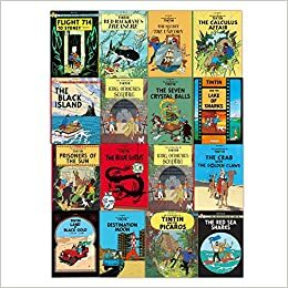 Tintin Comic Books Series Set for Children - Brand New 16 Graphic Books Collection by Herge by Hergé