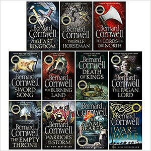 The Last Kingdom Series 11 Books Collection Set (1-11)(Death of Kings,Warriors of the Storm,The Pagan Lord,The Empty Throne,The Last Kingdom,The Lord of the North,Sword Song,The Burning Land.. by Bernard Cornwell