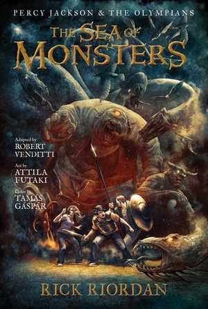 The Sea of Monsters: The Graphic Novel by Robert Venditti, Rick Riordan