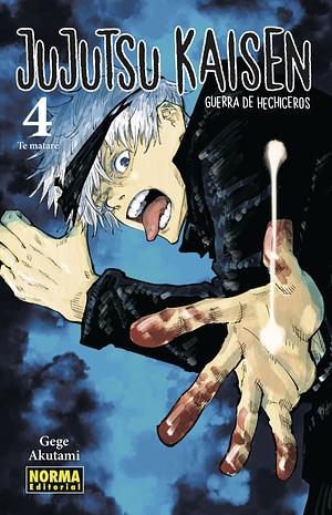 Jujutsu Kaisen vol. 4: Te mataré by Gege Akutami