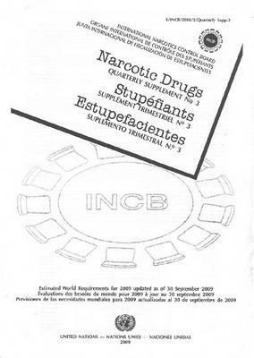 Narcotic Drugs: Estimated World Requirements for 2009 - Quarterly Supplement No.3 by United Nations