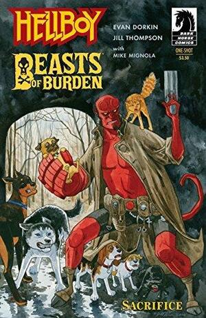 Hellboy/Beasts of Burden: Sacrifice #1 by Mike Mignola, Jill Thompson, Evan Dorkin