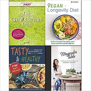 Magnolia Table / Tasty & Healthy / Slow Cooker Spice-Guy Curry Diet Recipe Book / The Vegan Longevity Diet by CookNation, Joanna Gaines