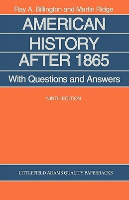 American History After 1865: With Questions and Answers by Ray Billington, Ray A. Billington