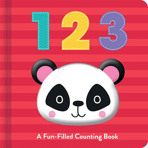 123 Chunky Fabric Face Board Book by Lake Press