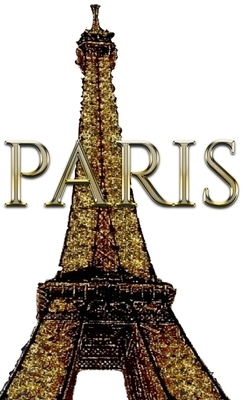 Paris Eiffel Tower Gold diamond Glitter Bling Creative blank journal sir Michael designer edition by Michael Huhn