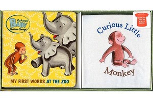Curious Baby Curious George: A Book and Baby Tee Gift Set [With T-Shirt] by H.A. Rey