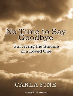 No Time to Say Goodbye: Surviving the Suicide of a Loved One by Carla Fine