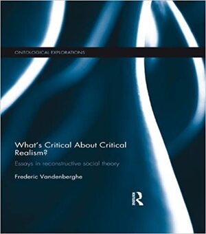 What's Critical About Critical Realism?: Essays in Reconstructive Social Theory by Frédéric Vandenberghe