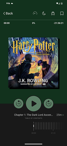 Harry Potter and the Deathly Hallows Audible by J.K. Rowling