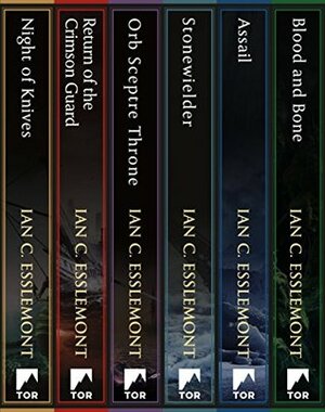 The Malazan Empire Series: (Night of Knives, Return of the Crimson Guard, Stonewielder, Orb Sceptre Throne, Blood and Bone, Assail) (Novels of the Malazan Empire) by Ian C. Esslemont
