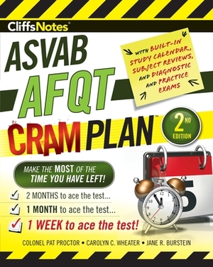 Cliffsnotes ASVAB Afqt Cram Plan 2nd Edition by Jane R. Burstein, Carolyn C. Wheater, Pat Proctor