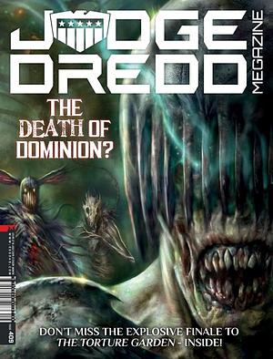 Judge Dredd Megazine 409 by James Peaty, Dan Abnett, David Hine, Si Spencer, Alan Hebden, Arthur Wyatt