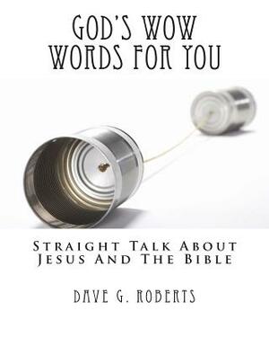 God's WOW Words For You: Straight talk about Jesus and the Bible by Dave G. Roberts