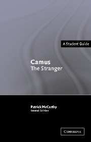 Camus: The Stranger (Landmarks of World Literature by Patrick McCarthy