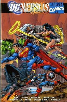 DC Versus Marvel Comics by Matt Hollingsworth, Gregory Wright, Josef Rubinstein, Chris Eliopoulos, José Luis García-López, Dan Jurgens, Peter David, Ron Marz, Paul Neary, Bill Oakley, Claudio Castellini, Kevin Nowlan