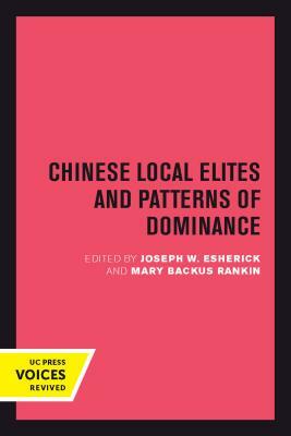 Chinese Local Elites and Patterns of Dominance, Volume 11 by 