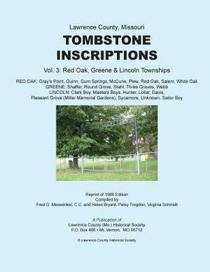 Tombstones Vol. 3 by Fred G. Mieswinkel, Patsy Trogdon, Virginia Schmidt