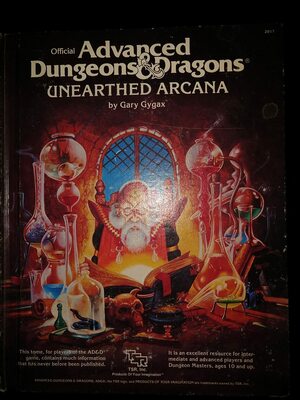 Unearthed Arcana by Gary Gygax