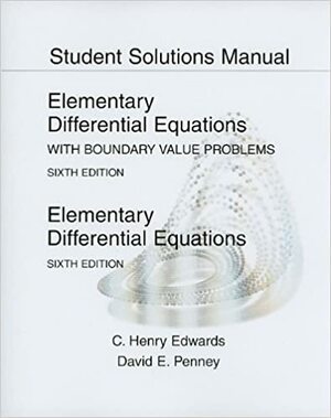Elementary Diff. Equations With ... -Student Solution Manual by Charles Henry Edwards