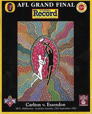 1993 Grand Final Footy Record Carlton vs. Essendon by 