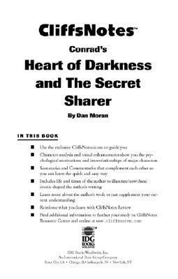 Conrad's Heart Of Darkness And The Secret Sharer (CliffsNotes) by CliffsNotes, Daniel Moran