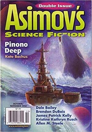 Asimov's Science Fiction, October/November 2014 by Jane Yolen, Jeff Grimshaw, Robert R. Chase, Aimee Ogden, L.M. Lopez, L.M. Alder, Craig Finlay, Jessy Randall, Brendan DuBois, Erwin S. Strauss, Kate Bachus, Joel Richards, Robert Silverberg, Sheila Williams, Tim McDaniel, Gord Sellar, Greg Beatty, Norman Spinrad, Emily C. Skaftun, James Patrick Kelly, Allen M. Steele, Jason Sanford, Michael Meyerhofer, Dale Bailey, Kristine Kathryn Rusch, Jay O'Connell