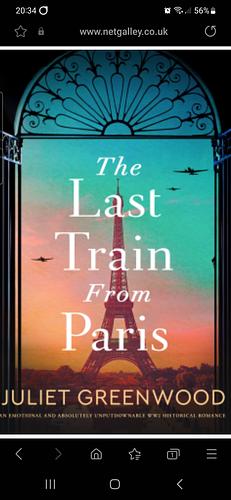 The Last Train From Paris by Juliet Greenwood