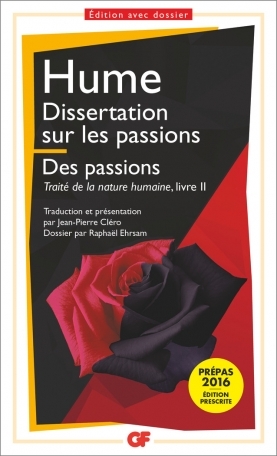 Dissertation sur les passions : Suivie de Des passions by David Hume