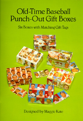 Old-Time Baseball Punch-Out Gift Boxes: Six Boxes with Matching Gift Tags by Maggie Kate, Kate