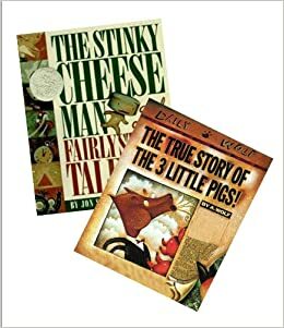 Children Story Book Set (2 Pack): The Stinky Cheese Man and Other Fairly Stupid Tales - The True Story of the Three Little Pigs by Jon Scieszka