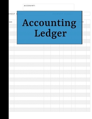Accounting Ledger: Expense Tracker Small Business Accounting Book Bookkeeping Budgeting Traditional Design by E. Smith
