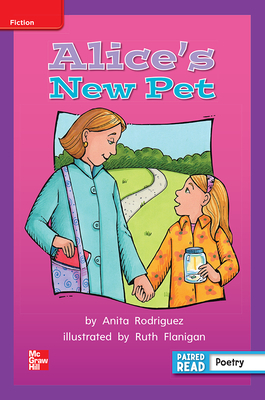 Reading Wonders Leveled Reader Alice's New Pet: Ell Unit 2 Week 5 Grade 2 by 